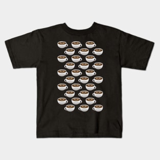 Coffee Cups Kids T-Shirt